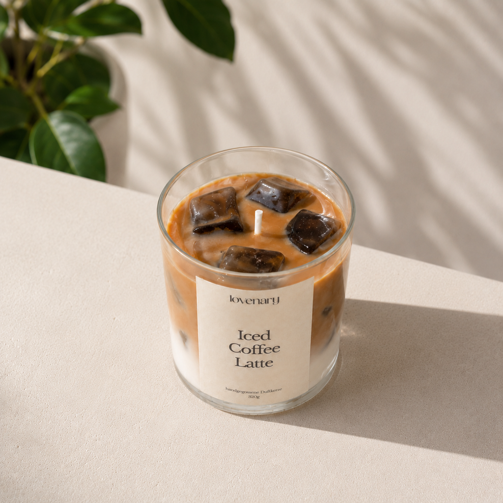 Iced Coffee Latte Kerze