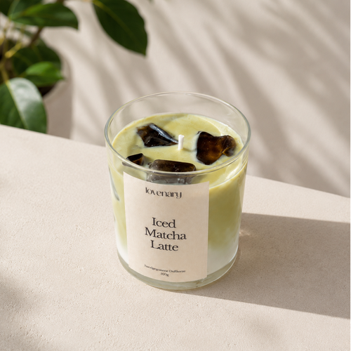 Iced Matcha Latte Kerze